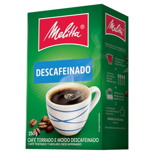 Café Torrado e Moído Descafeinado LV Melitta Caixa 250g