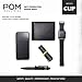 POM Pepper Spray Pocket Clip, Quick Flip Top Safety, Maximum Strength OC Formula with UV Marking Dye, Safe Compact and Tactical Design for Everyday Carry, 25 Bursts, 10 ft Range, 0.5 fl oz