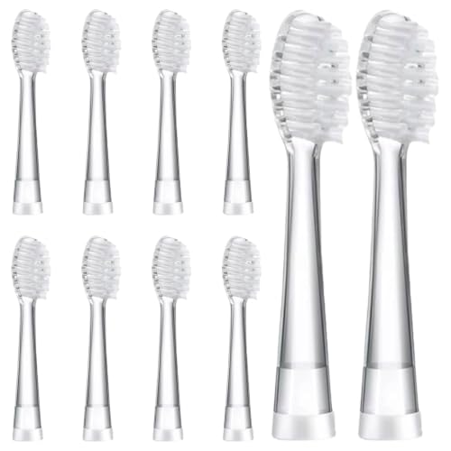 Image of Replacement Toothbrush Heads Fit for KIDZSONIC Electric Brush,10 Pack (Large)
