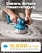 SEESII Fliesenrüttler 145mm, Fliesen Vibrationsgerät mit 2 × 2000mAh