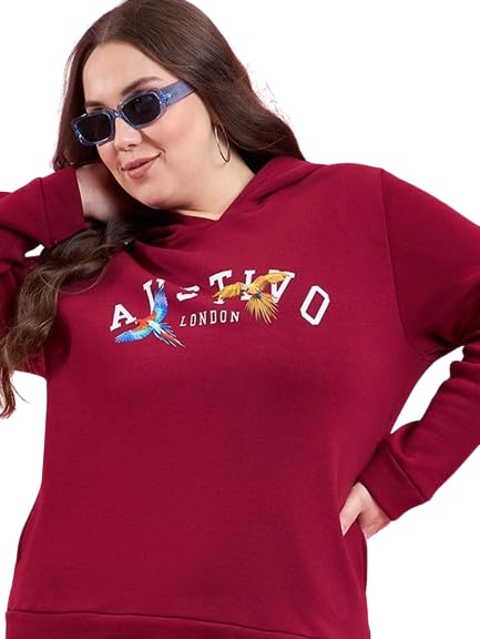 austivo Women Printed Solid Sweatshirt-picture-51