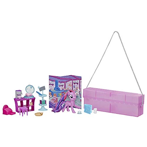 Figurine My Little Pony Twilight Sparkle pochette de voyage et 14 accessoires