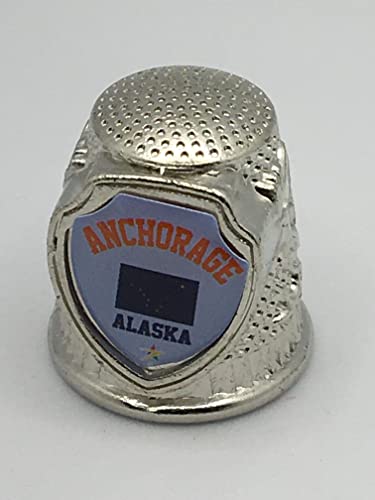 Anchorage Alaska - Souvenir Collectible Thimble