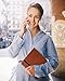 DTTO for iPad 9th/8th/7th Generation 10.2 Inch Case 2021/2020/2019, Premium Leather Business Folio Stand Cover with Apple Pencil Holder - Auto Wake/Sleep and Multiple Viewing Angles, Brown