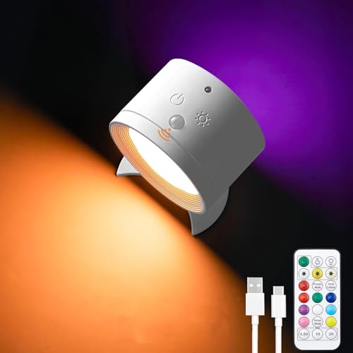 Lámparas LED de pared apliques a batería con luz de movimiento para pasillo y escalera 4