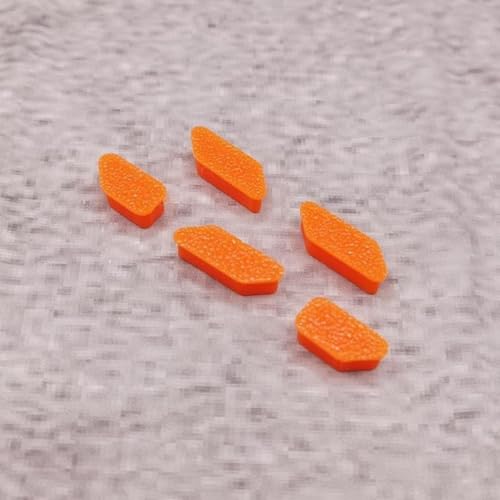 ULEIVA Botones de repuesto 5 x botones naranja compatible con Garmin Edge 520 Button GPS Ciclismo PC repuesto reparación (naranja)