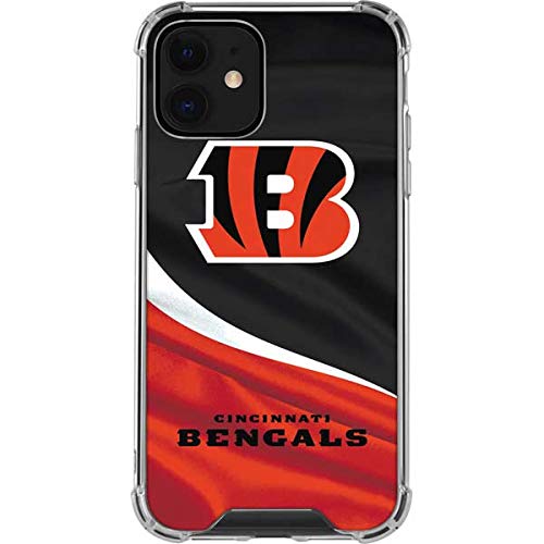 Skinit Clear Phone Case Compatible with iPhone 12 - Officially Licensed NFL Cincinnati Bengals Design