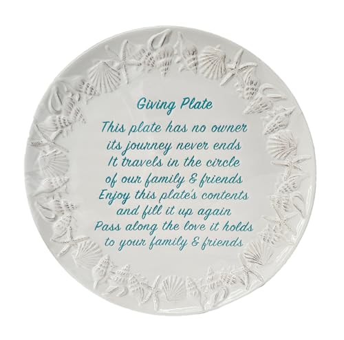 Giving Plate Nautical Themed Pass Along Platter 12 Dia