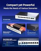 XikeStor 8-Port 2.5G Managed Ethernet Switch 8X 2.5G RJ45 + 2X 10G SFP+ – Ansicht 7