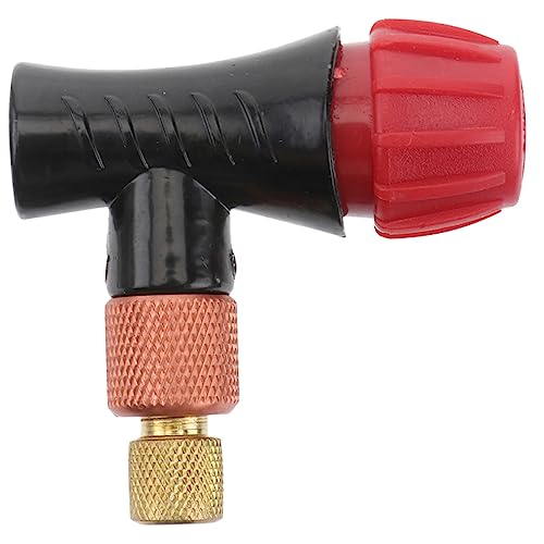 Generic インフレーターヘッド ロードバイク用合金バルブ 16g ? フランス式アメリカ式対応 ネジ式でエア漏れ防止