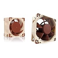 Noctua NF-A4x20 PWM, Leiser Premium-Lüfter, 4-Pin (40x20mm, Braun) &amp; NF-A6x25 PWM, Leiser Premium-Lüfter, 4-Pin (60mm, Braun)