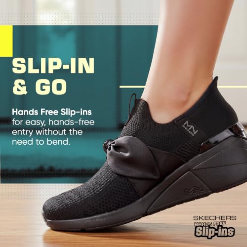 Image of Skechers Women's A Wedge - Enzie Hands Free Slip-ins | Casual wedge sneaker, Slip-ins techology, Wedge Fit, Lux Memory Foam, Engineered Knit upper
