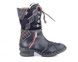  TMA 5707 Damen Stiefel Leder schwarz - EUR 40