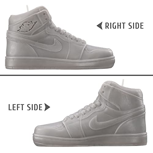 Emmill Extra Large Sneaker Shoe Candle - Grey - 7” X 4” - Vanilla Scented, Realistic Detail, 100% Soy Wax, Strong Cotton Wick. Perfect Decoration For Home Decor, Living Room, Bedroom #TOP1