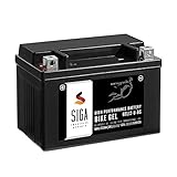 Motorradbatterien SIGA BIKE GEL 9AH 12V - 220A/EN - GEL12-9-BS sind High Performance Qualitätsbatterien und werden für extreme Anforderungen konstruiert. Kapazität: 9 AH, Spannung: 12V, Kälteprüfstrom/ Startkraft: 220A/EN, Maße (L x B xH) 150mm x 87mm x 106mm, (+POL: links), Japan Code: YTX-9-BS, andere Herstellerbezeichnungen für diese Batterie: GEL12-9-BS, YTX9-BS, TX9-BS, GTX9-BS, YTR9-BS, ETX-9-BS, 50812LF, FTX9-BS, YTX9-4