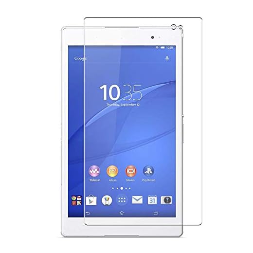 Vaxson 4-pack skärmskydd, kompatibel med Sony Xperia Z3 Tablet Compact SGP621 SGP611 SGP612 8 tum, TPU-skyddsfilm klistermärke [INTE härdat glasfodral]
