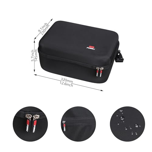 Image of FBLFOBELI Hard Storage Case Compatible with Liene PixCut S1 Color Sticker Printer & Die Cutting Machine, EVA Hard Carrying Case with Shoulder (Case Only) (Black)