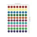 700 PCS Dot Stickers, Circle Stickers Assorted Colors Coding Labels, 3/4 Inch Round Colored Dot Stickers