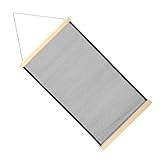 Veemoon Expositor de Pinzas Cabello y Horquillas de Madera Negra Diseño de Rejilla, Organizador Colgante Adecuado para Baño y Puerta, Almacenamiento para Niñas