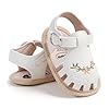 Infant Baby Girls Sandals Summer Baby Wedding Dress Flat Shoes Newborn Crib Shoes First Walkers Prewalkers Shoes