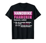Beste Handbike Fahrerin Sprüche Oberteil: Wie ein normales Mädchen nur cooler viel cooler als Expertin Handbike Geschenk für Tochter, jugendliche Damen, Freundin zum Vereinssport Meister, Geburtstag und Weihnachten als Weihnachtsgeschenk