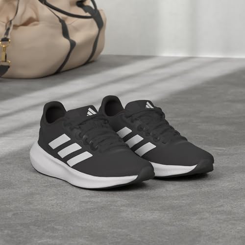 adidas Womens Run Falcon 3.0 Black/White/Black 7.5