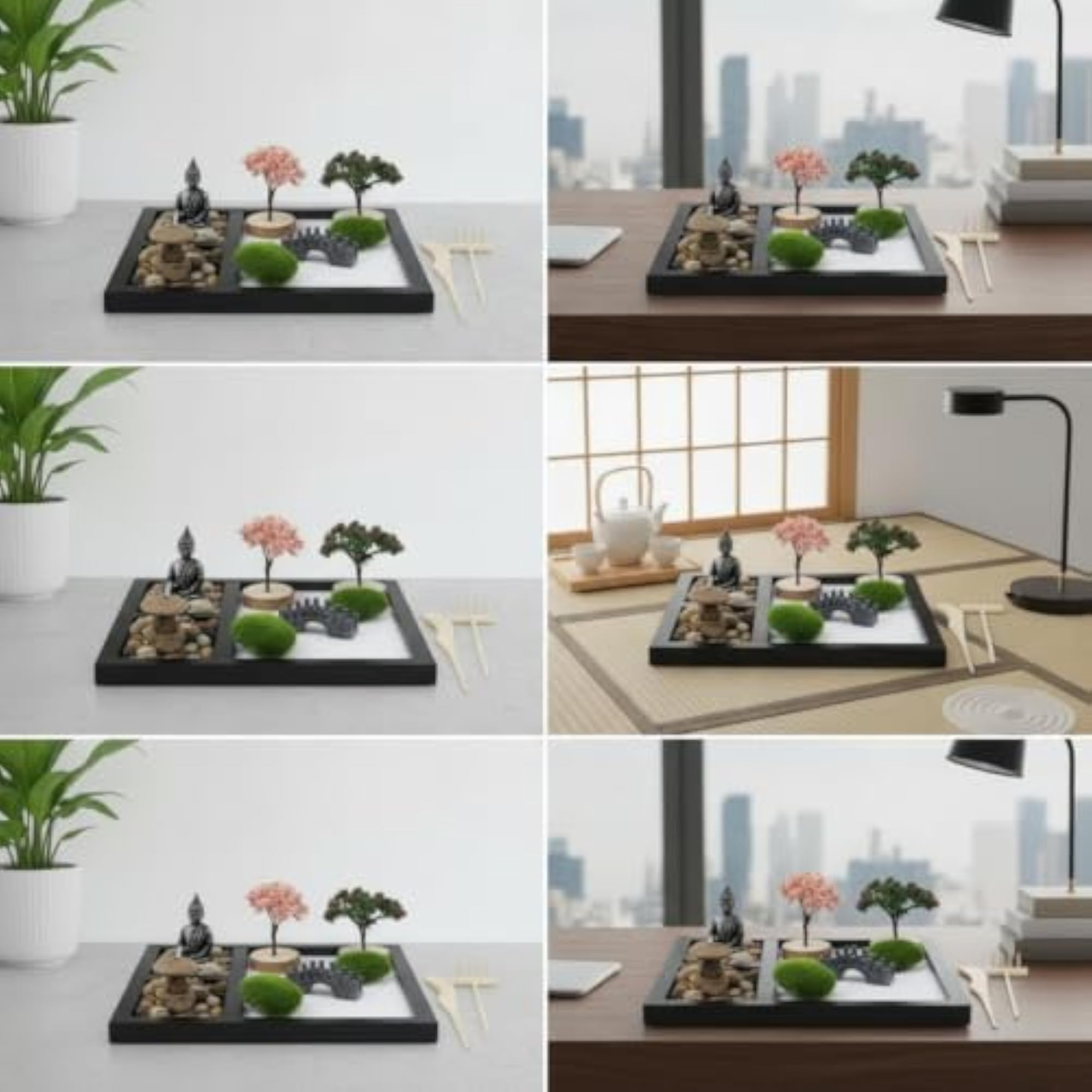 Desk Garden Meditation Sand Tray Kit