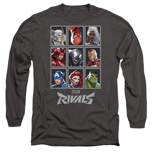T-shirt Marvel Rivals à manches longues idéal pour vos soirées gaming entre amis