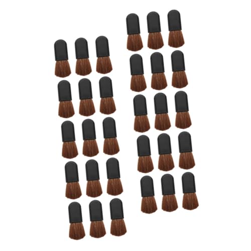 WOFASHPURET 30pcs Makeup Brush Set Soft Foundation Applicator for Powder Blush Portable Travel Brush Kit Stylish Handle