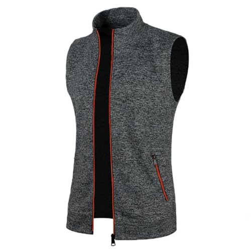 Men's Knitted Zipper Vest3
