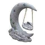 Abaodam Resin Katzen Gedenkstein Für Haustier Grabstein Langlebiger Outdoor Memorial Stein Für Garten Wetterfeste Tiergrabstätte Zur Erinnerung An Verstorbene Katzen Dekoration Und Trost