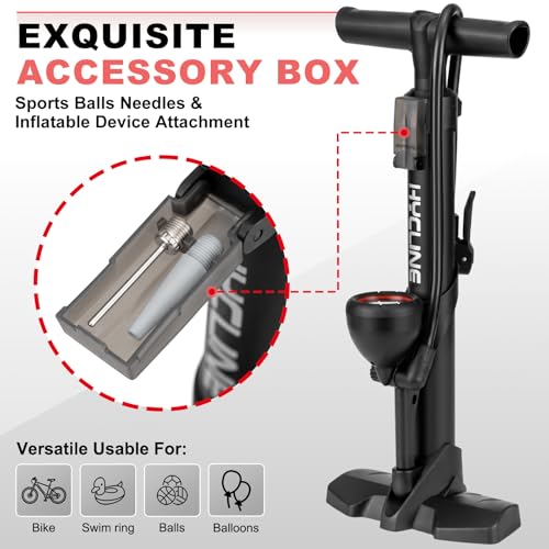 Hycline Bicycle Pump Dual-Head