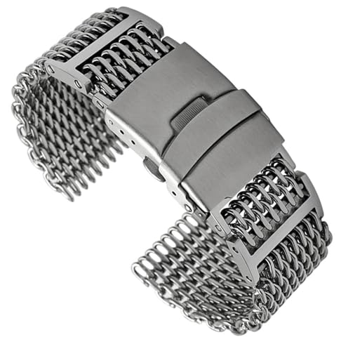 Bracelet de montre LAMGUL en acier 316L inoxydable résistant et flexible