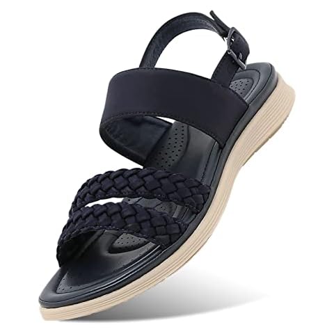 Padgene Low Block Heel Open Toe Sandals Cover
