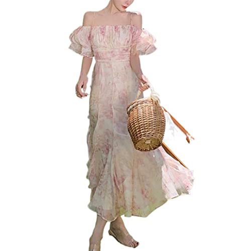 Robe de soirée d'été en mousseline fluide masquant les imperfections
