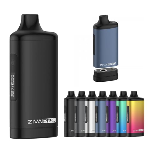 Yocan Ziva PRO 510�X���b�h 510�K�i �d�q�^�o�R �{�� CBD���F�|���C�U�[�p ���[�L���� �W�[���@ �v�� �X�e���X �o�b�e���[ ���F�|���C�U�[ ���b�h 650mAh Type-C�[�d �x�C�v �j�R�`���[���^�o�R�Ȃ� (�u���b�N)