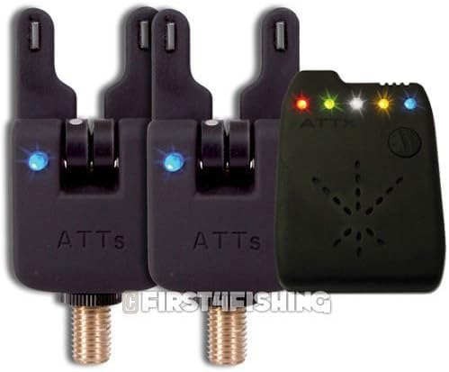 Gardner ATTs Bite Alarms & V2 ATTx Receiver Set of 2 - Carp Pike Fishing Tackle