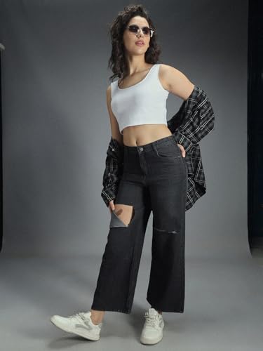 Image of HIGH Star Women's Regular Fit Mid Rise Jeans