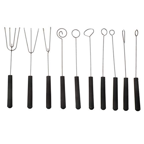 10pcs Chocolate Fork Diy Decorating Tool Kitchen Gadget Kitchen Dipping Tool Chocolate Pick Baking Supplies Chocolate Dipping Tools Kitchen Tool Candy Dipping Fork Bbq Baking Tool