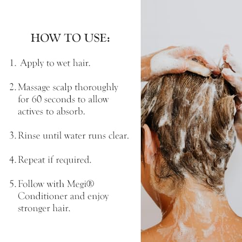 MEGI Wellness Hair Growth Shampoo with AnaGain & Biotin for Stronger, Healthier Hair 200ml Stimulating Shampoo for Hair Loss & Sensitive Scalps | Vegan, SLS-Free Hair Loss Shampoo (200ml) - Image 5