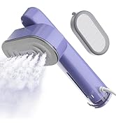 Heapsion 2-in-1 Steamer & Iron for Clothes, 1200W Portable Handheld Travel Garment Steamer, 30s F...