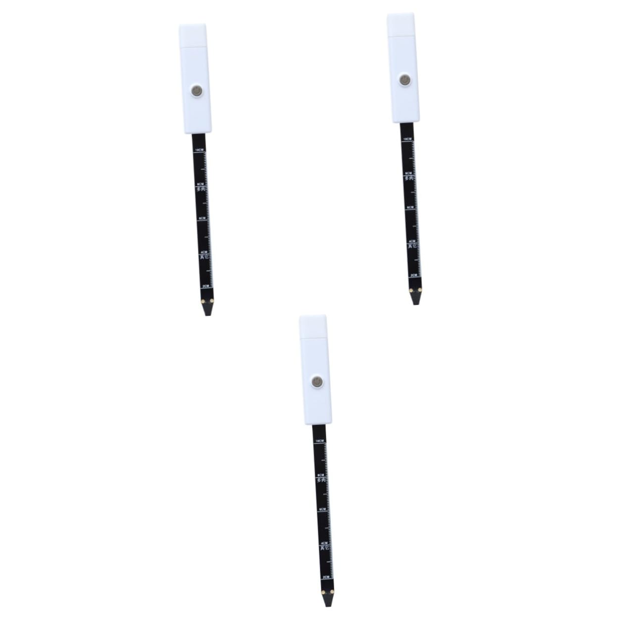 ifundom Medidor De Humedad Digital Para Jardín 3 Unidades Sensor De Humedad Hidrómetro Detector Higrómetro Herramienta De Prueba De Humedad Instrumento De Plástico