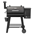 Oakford 715 Wood Pellet Grill with 715 SQ In Cooking Area, Steel Wire Grates, I-Site View Indicator, Heavy Duty Pellet Smoker Grill with Bluetooth Connectivity - 910-0508