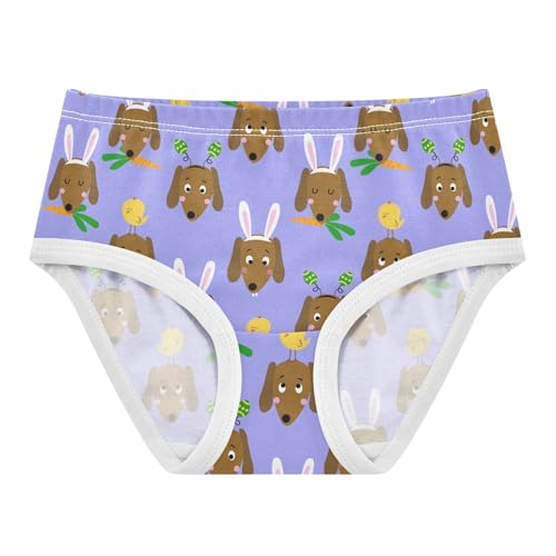 Girls' Underwear Dachshund Cotton Stretch Comfort Toddler Panties
