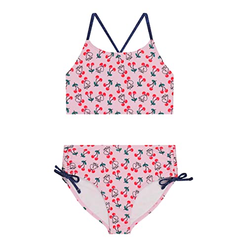 Juicy Couture Girls 4 Pack Two Piece Bikini Swimsuit Set, Kids Bathing Suit Swimwear Bikinis Tie Dye, Ombre, Metallic4