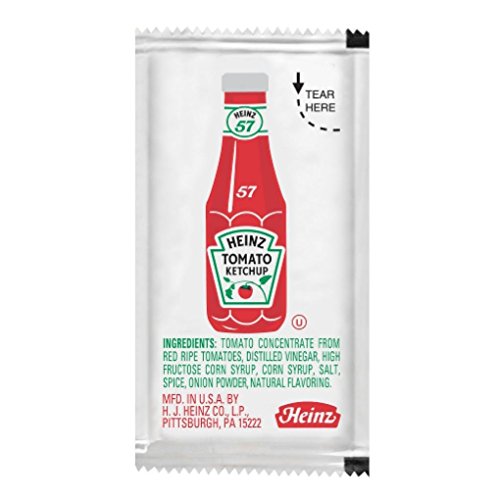 Heinz Ketchup Packet - .32 ozs. - Pack of 25