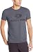 Mossy Oak Men's Short Sleeve Front Tonal Graphic, Dark Heather, Large