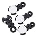 HobbyPark Aluminum Alloy Magnetic Stealth Invisible Body Post Mounts Black for 1/10 RC Rock Crawler Drift Touring Car (Set of 4)
