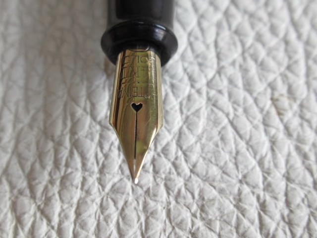 極希少美品 大正時代◇ほていや ベークライト製 ペン先①14KT GOLD 細字