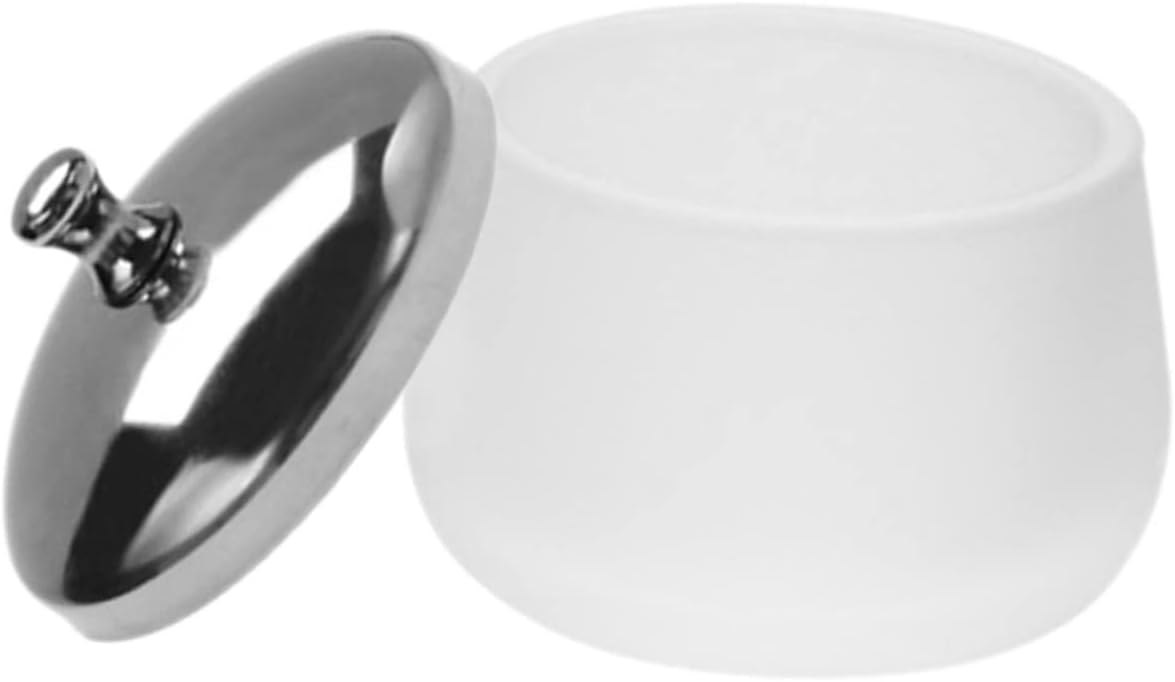 2pcs Glass Nail Holder Damping Dish for Nails Professional Pedicure Supplies Remover Bowl
